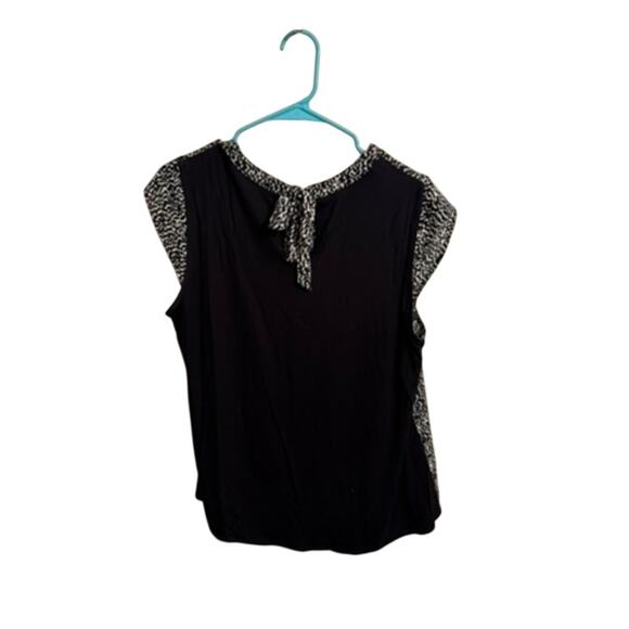 FORTUNE + IVY Dani Mixed Material Blouse - Women's Size Large - Picture 5 of 9